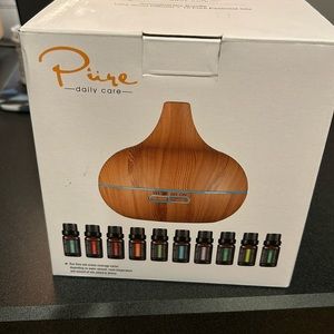 Piire aromatherapy bundle ultra sonic diffuser plus 10 pure essential oils